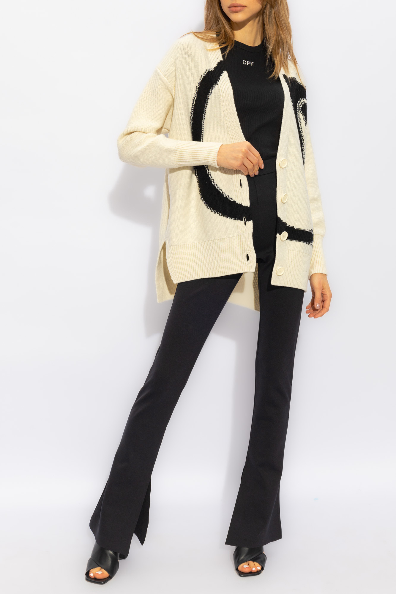 Off-White Wool cardigan | Women's Clothing | Vitkac Off-White Wool cardigan | Women's Clothing | Vitkac